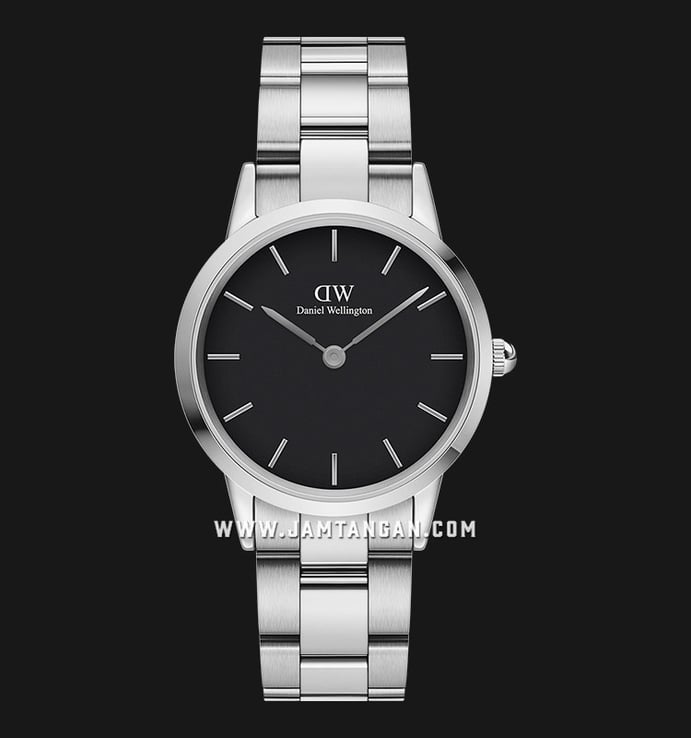 Daniel Wellington Iconic Link DW00100206 Black Dial Stainless Steel Strap