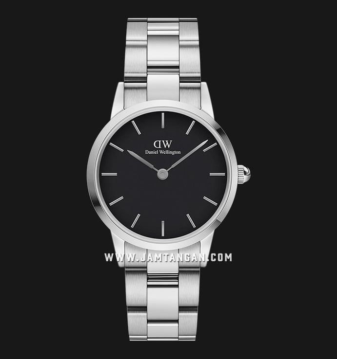 Daniel Wellington Iconic Link DW00100208 Black Dial Stainless Steel Strap