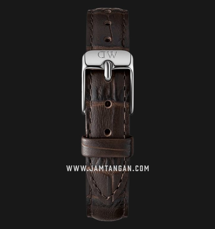 Daniel Wellington Classic DW00100238 Petite York 28mm Black Dial Dark Brown Leather Strap 