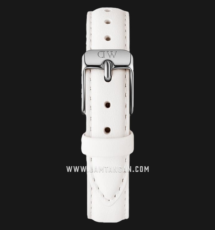 Daniel Wellington Classic DW00100250 Petite Bondi 28mm White Dial White Leather Strap 