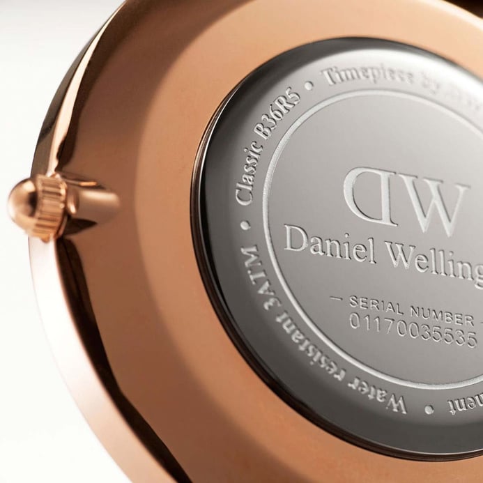 Daniel Wellington Classic DW00100257 Black Cornwall 40mm White Dial Black Nylon Strap