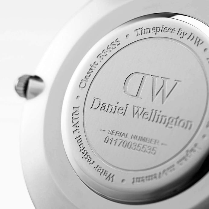 Daniel Wellington Classic DW00100260 Cornwall 36mm White Dial Black Nylon Strap