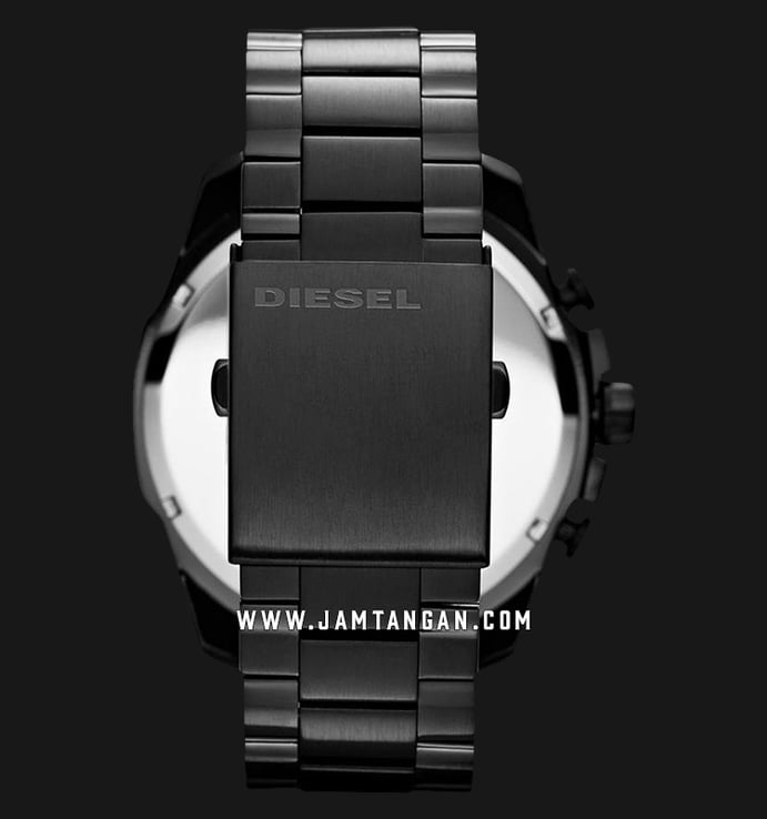 Diesel Mega Chief DZ4283 Chronograph Men Black Dial Black Stainless Steel Strap