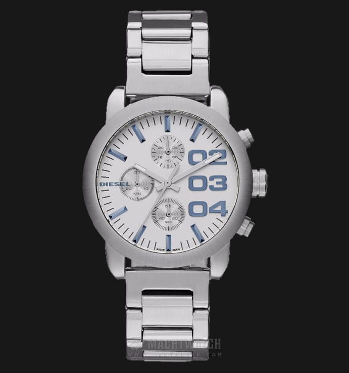 Diesel DZ5463 Flare Chronograph White Dial Stainless Steel Watch