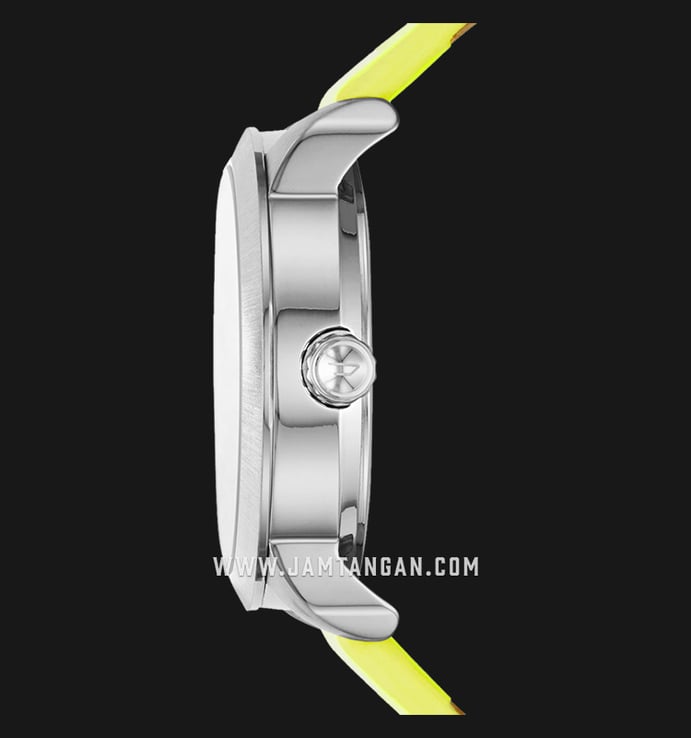 Diesel DZ5589 Flare Rocks Silver Dial Yellow Leather Strap