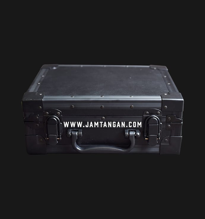 Kotak Jam Tangan Driklux 12W-BG-1 Black Leather Box With Handle