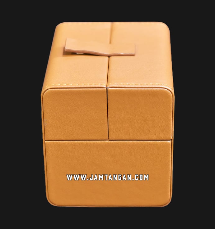Kotak Jam Tangan Driklux 1W-BR-SKG Brown PU Leather Box