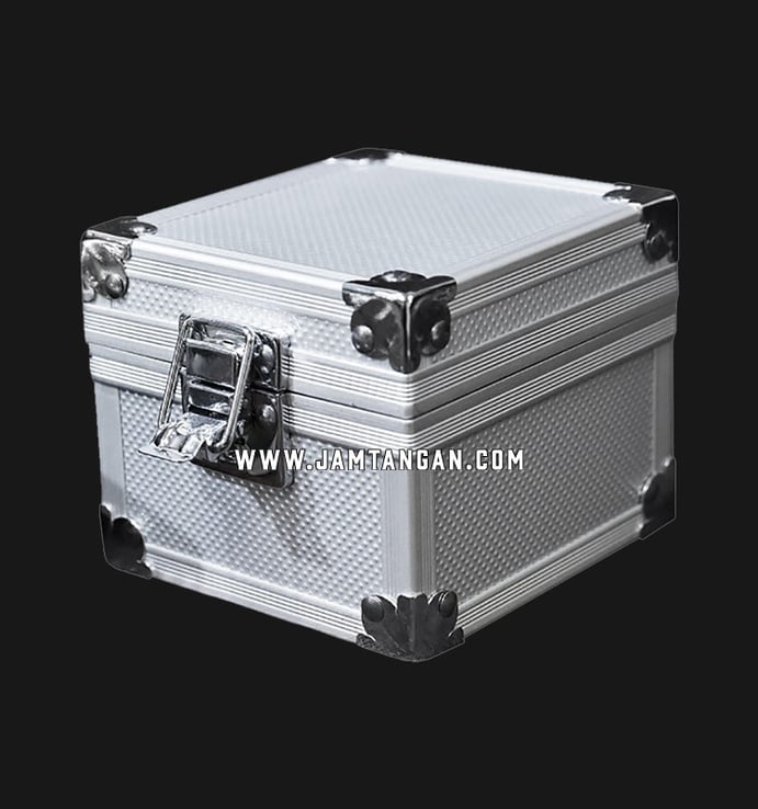 Kotak Jam Tangan Driklux 1W-LH-SGF Silver PVC Box