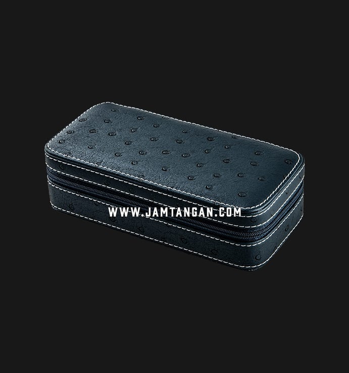 Kotak Jam Tangan Driklux 1W-OS-BL Blue Ostrich Leather Box