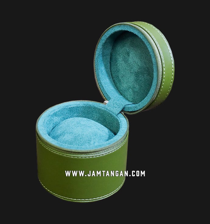 Kotak Jam Tangan Driklux 1W-YT-GG Green PU Leather Box