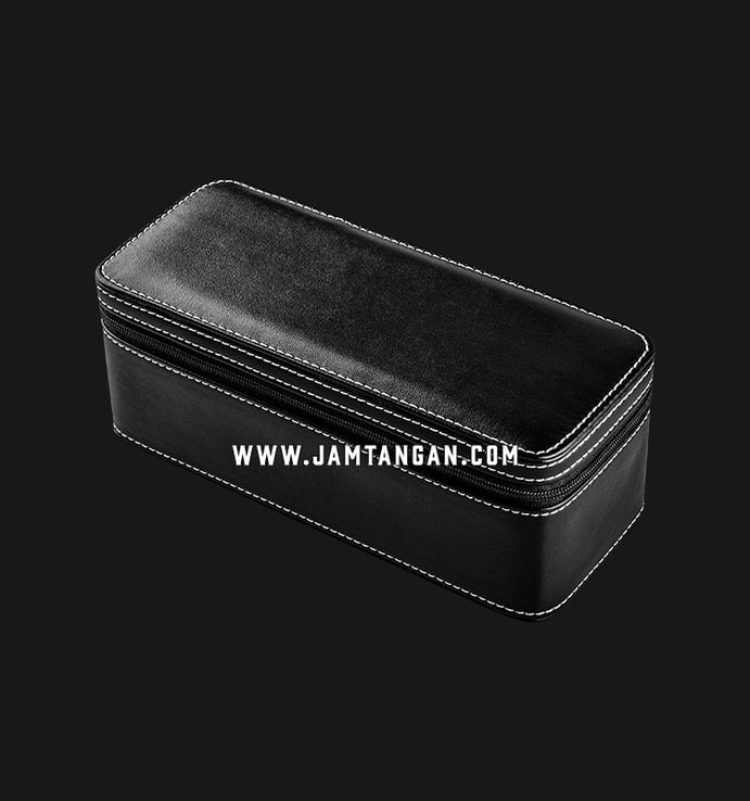 Kotak Jam Tangan Driklux 2W-2-B-PU Black PU Leather Box