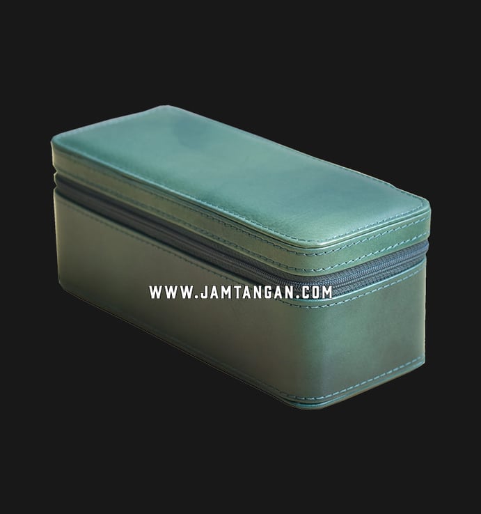 Kotak Jam Tangan Driklux 2W-2-Gr-L Dark Green PU Leather Box