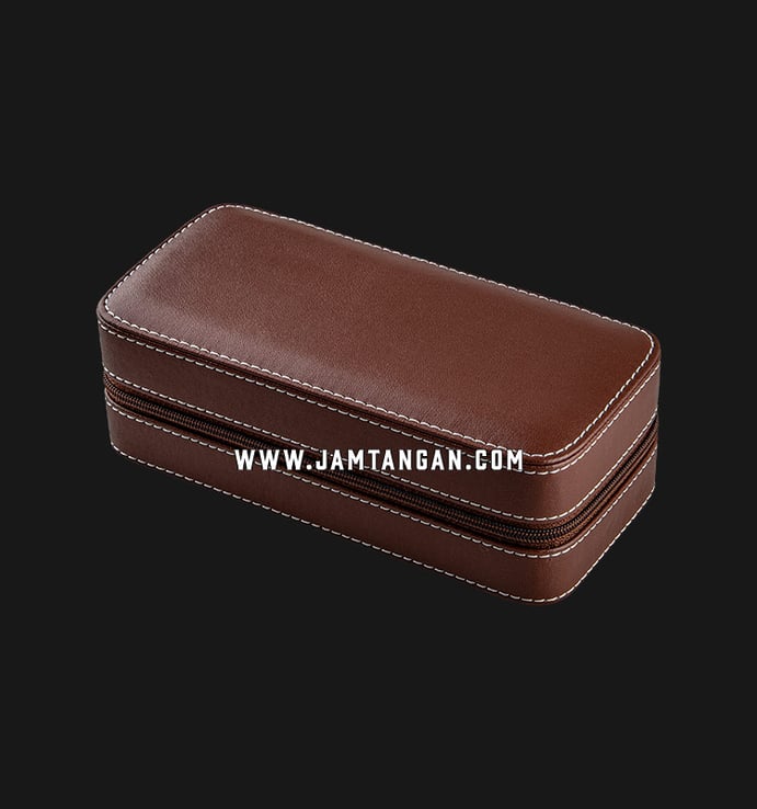 Kotak Jam Tangan Driklux 2W-PU-BR Brown PU Leather Box