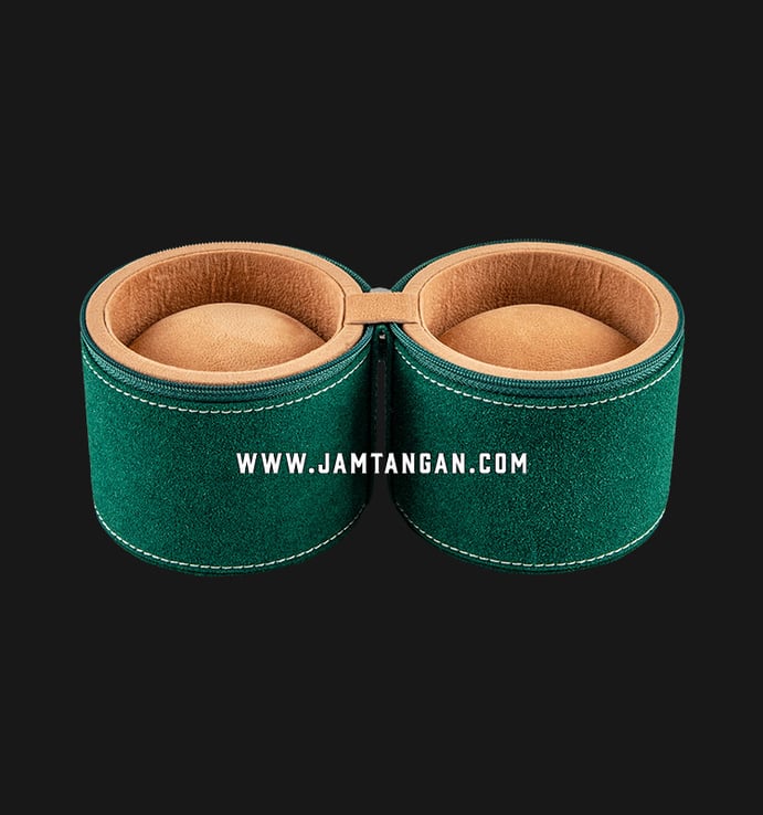 Kotak Jam Tangan Driklux 2W-YT-Gr Green Microfiber Leather Box