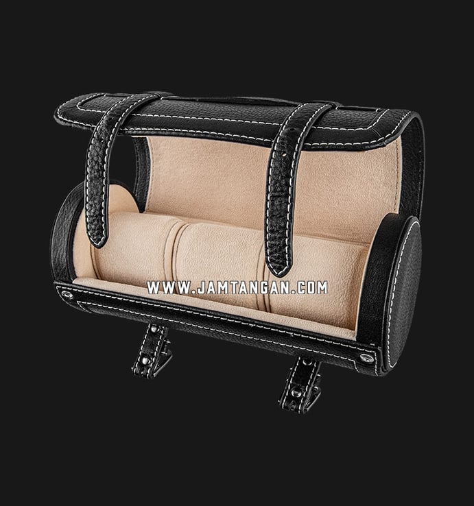 Kotak Jam Tangan Driklux 3W-B Black Leather Box