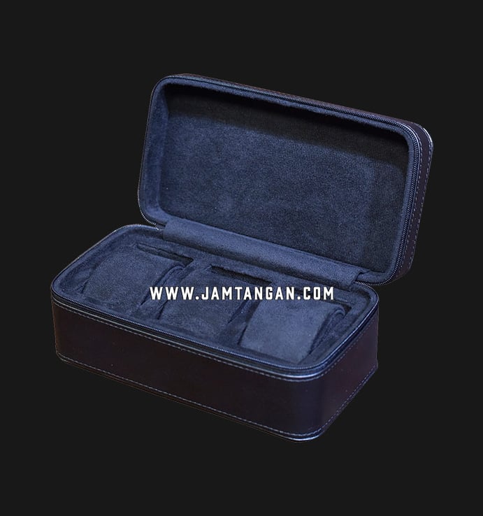 Kotak Jam Tangan Driklux 3W-FH-BB-SPU Black PU Leather Box