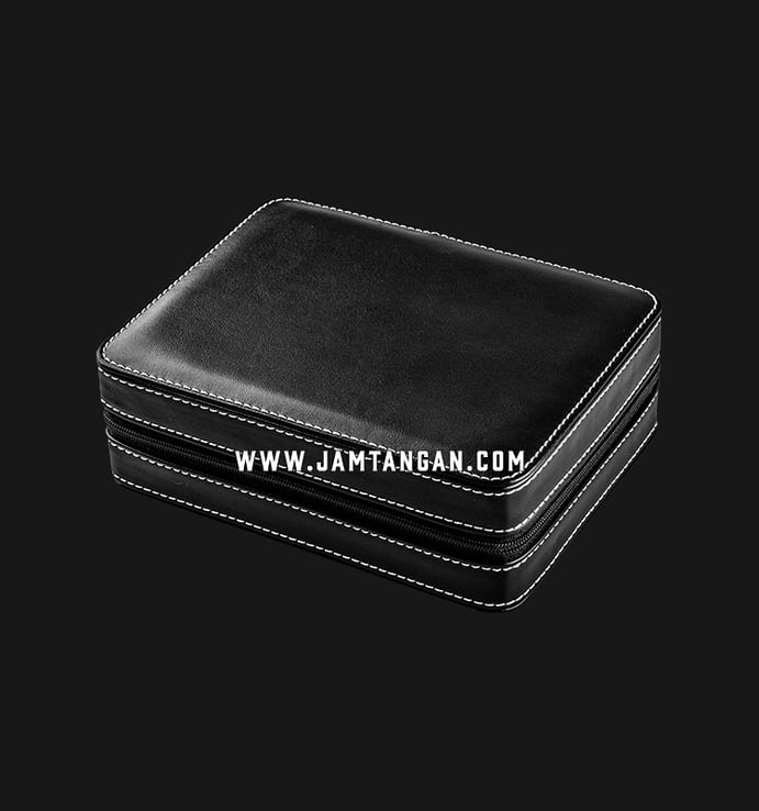 Kotak Jam Tangan Driklux 4W-SP-B Black Split Leather Box