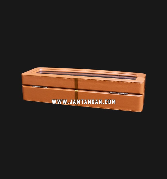 Kotak Jam Tangan Driklux 6W-HX-BR Tan Leather Box