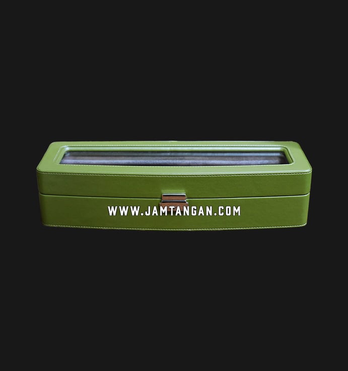 Kotak Jam Tangan Driklux 6W-HX-GR Green Leather Box