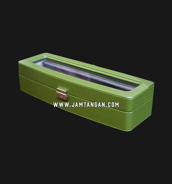Kotak Jam Tangan Driklux 6W-HX-GR Green Leather Box
