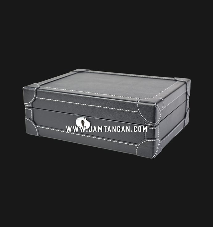 Kotak Jam Tangan Driklux 8W-BGF Black Leather Box