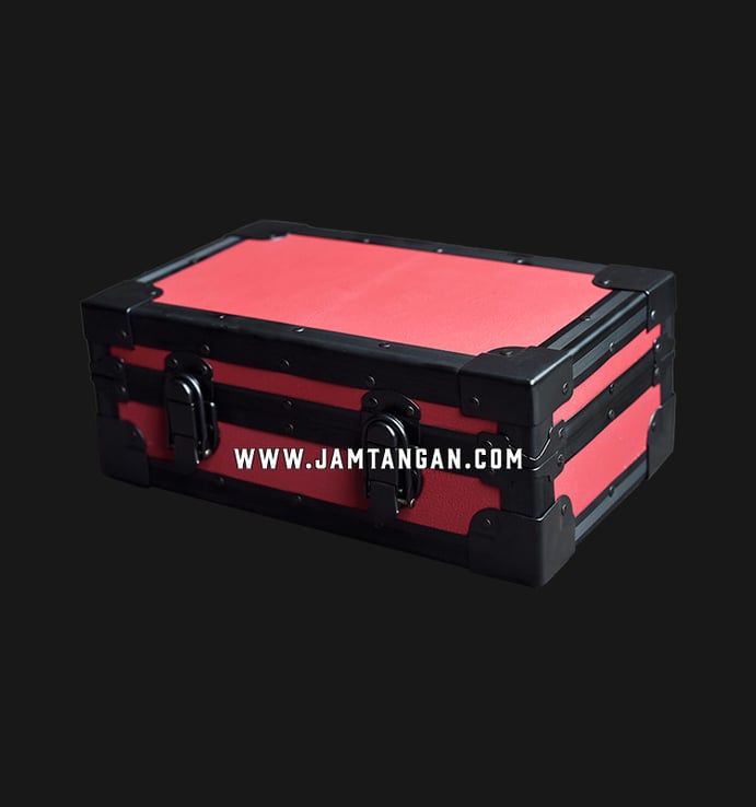 Kotak Jam Tangan Driklux 8W-RG Red Carbon PU Leather Box