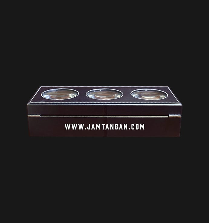 Kotak Jam Tangan Driklux JP3-BF-SPU Black Leather Box