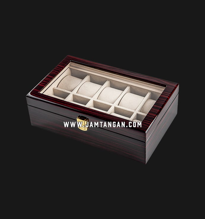 Kotak Jam Tangan Driklux JW50EC Ebony Wood Box