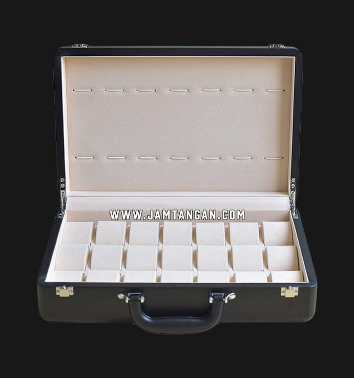 Kotak Jam Tangan Driklux LT-7+21BR1C1-SPUFP Black Microfiber Box