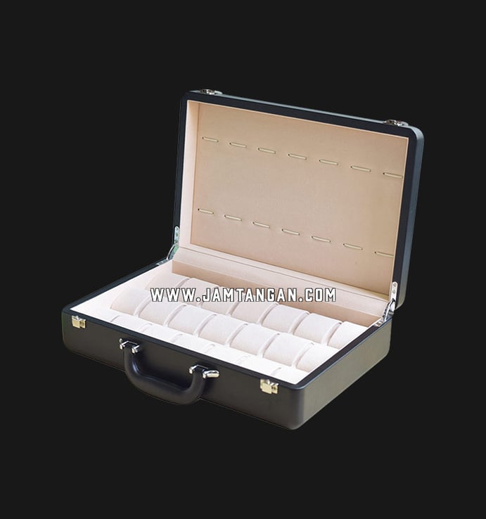 Kotak Jam Tangan Driklux LT-7+21BR1C1-SPUFP Black Microfiber Box