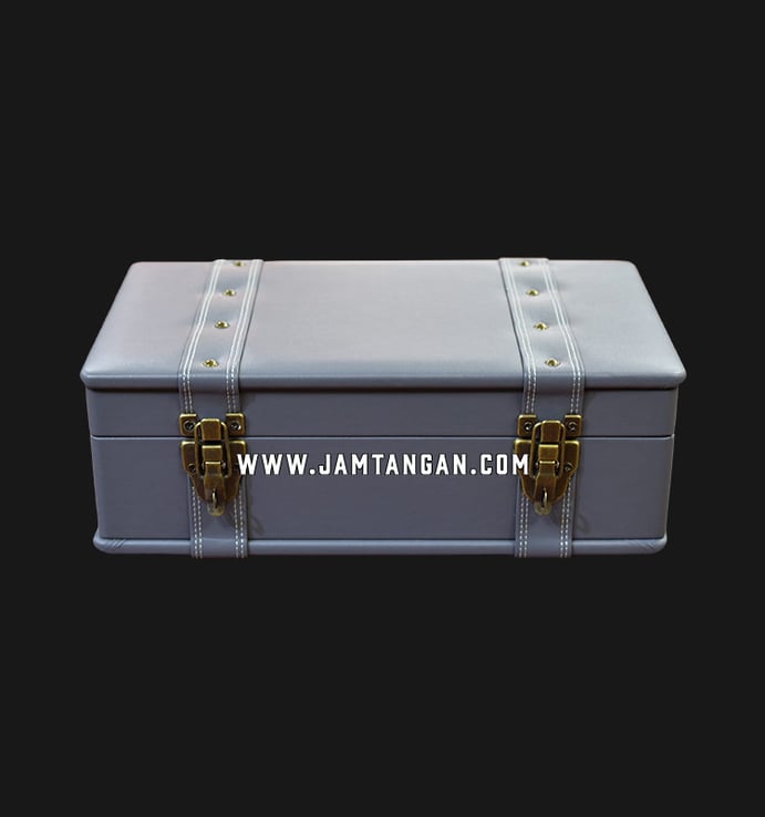 Kotak Jam Tangan Driklux MH-GF-SPU Grey Leather Box