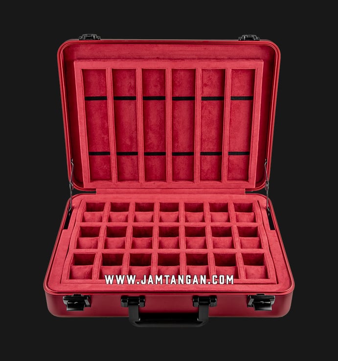 Kotak Jam Tangan Driklux STX-RRF Red Aluminium Box