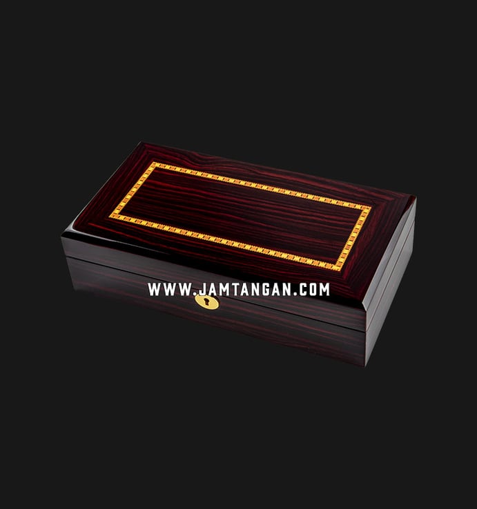 Kotak Jam Tangan Driklux TG803-12EC Ebony Wood Box