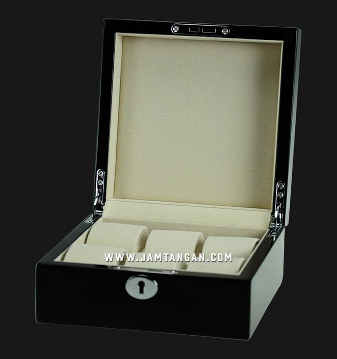 Kotak Jam Tangan Driklux TG803-6BC Black Wood Box
