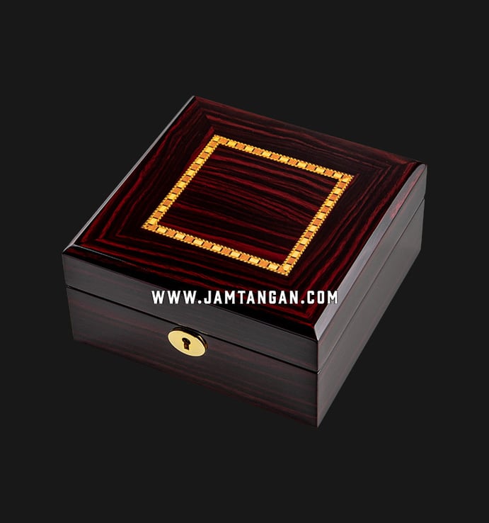Kotak Jam Tangan Driklux TG803-6EC Ebony Wood Box