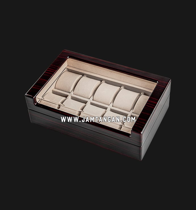 Kotak Jam Tangan Driklux TG806-10EC Ebony Wood Box