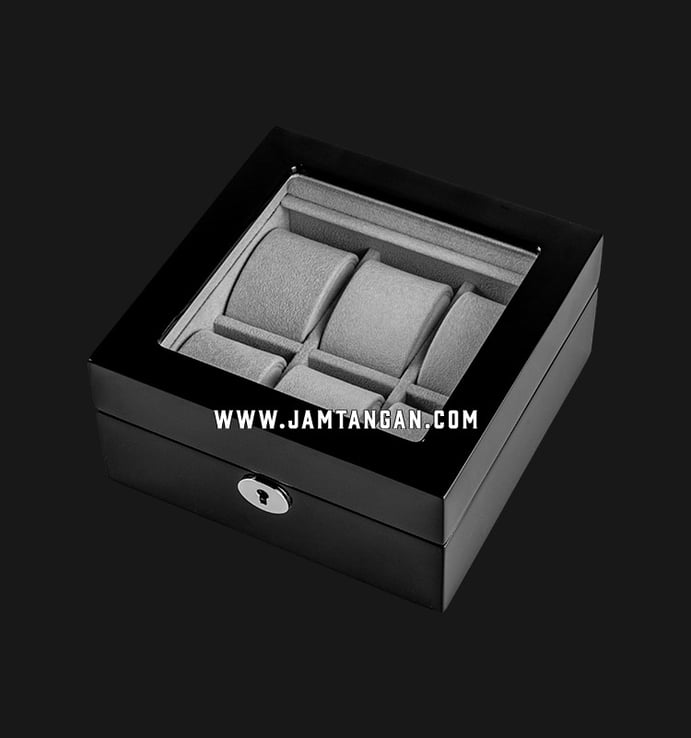 Kotak Jam Tangan Driklux TG841-6BG Black Wood Box