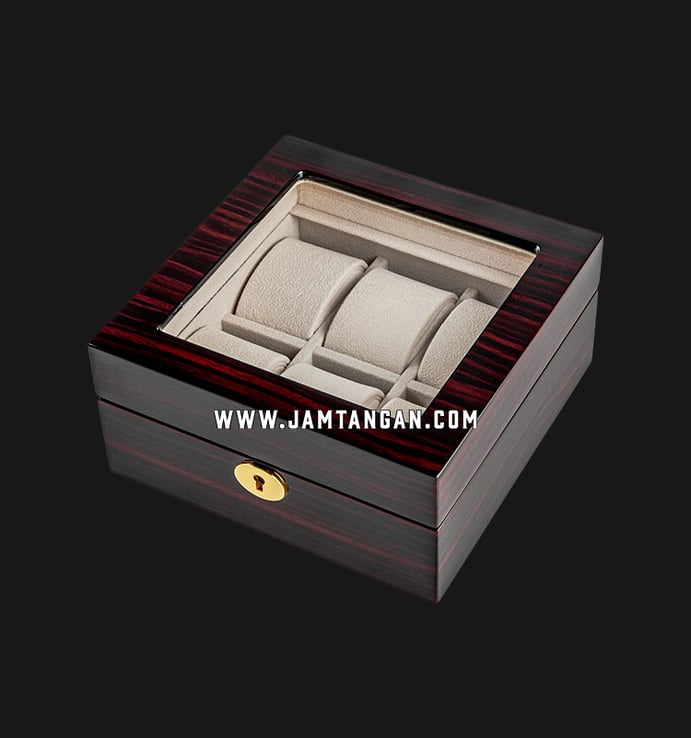 Kotak Jam Tangan Driklux TG841-6EC Ebony Wood Box