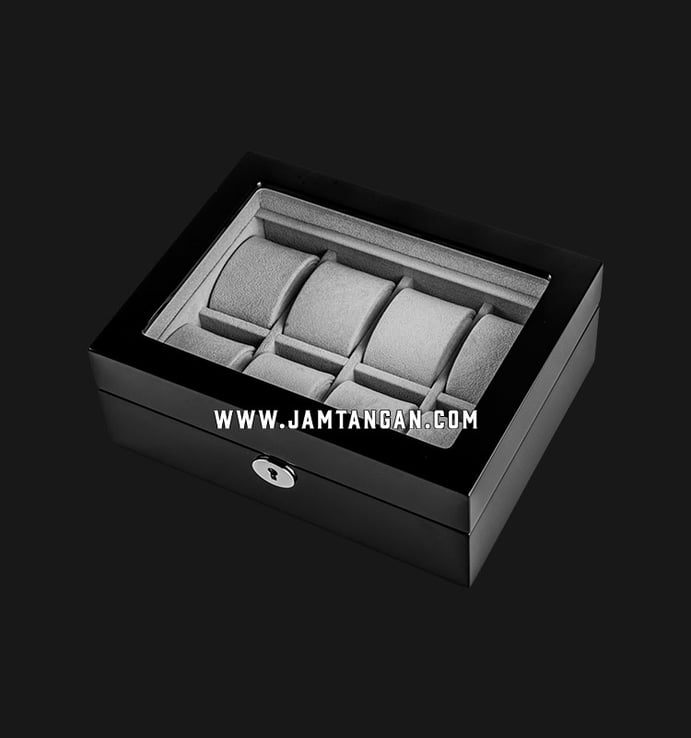 Kotak Jam Tangan Driklux TG841-8BG Black Wood Box