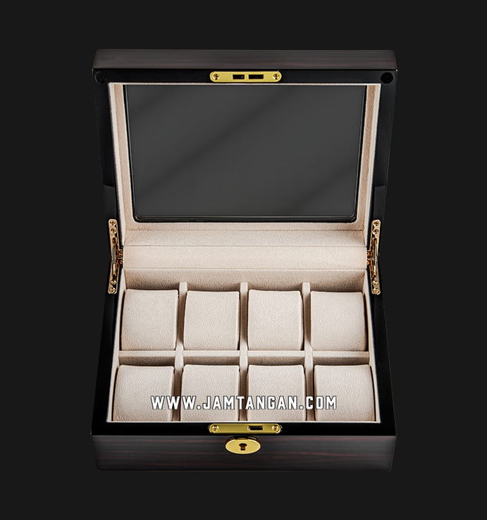 Kotak Jam Tangan Driklux TG841-8EC Ebony Wood Box