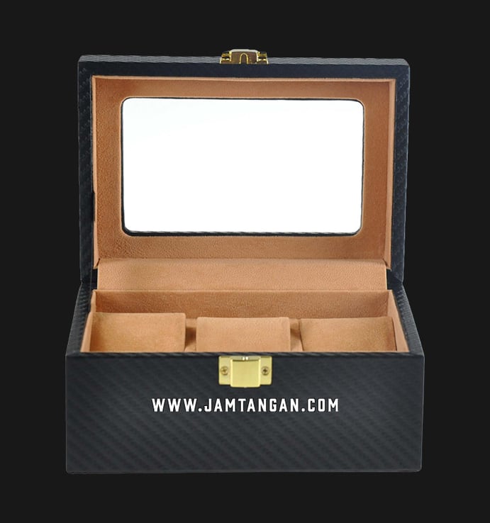 Kotak Jam Tangan Driklux WB-003-CC1 Black Carbon Fiber Box