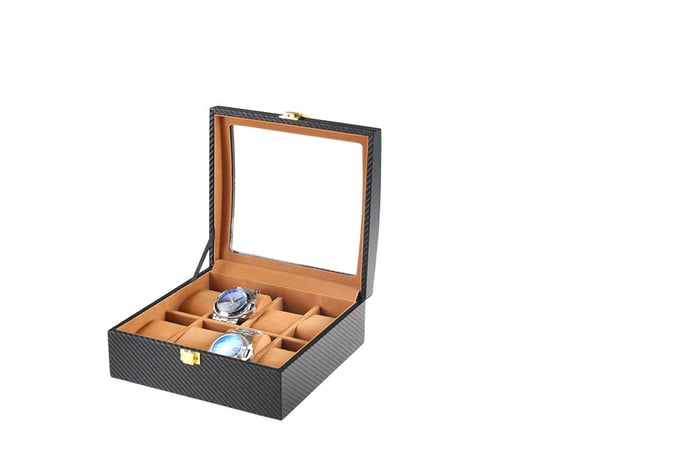 Kotak Jam Tangan Driklux WB-008-CC1 Black Carbon Fiber Box