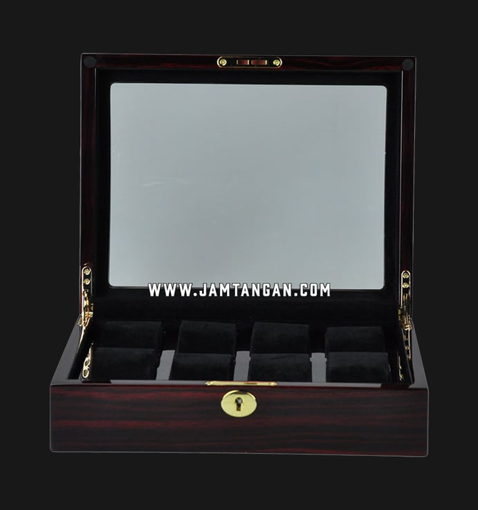 Kotak Jam Tangan Driklux WB-3034-EB Macasar Ebony Wood Box