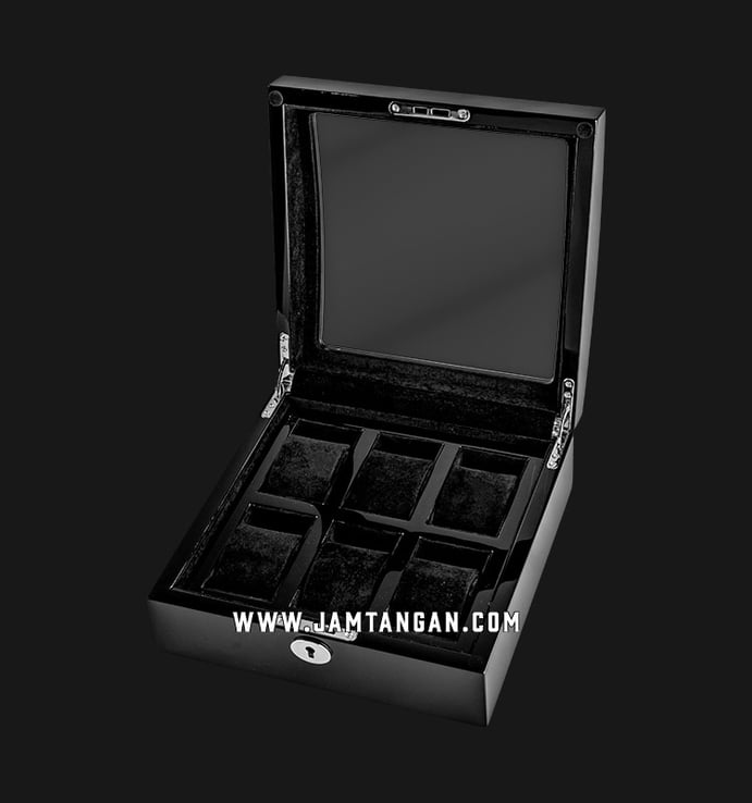 Kotak Jam Tangan Driklux WB-3035-BB Black Wood Box