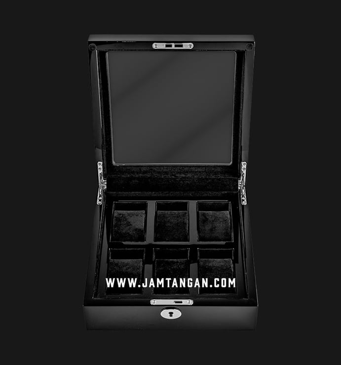 Kotak Jam Tangan Driklux WB-3035-BB Black Wood Box