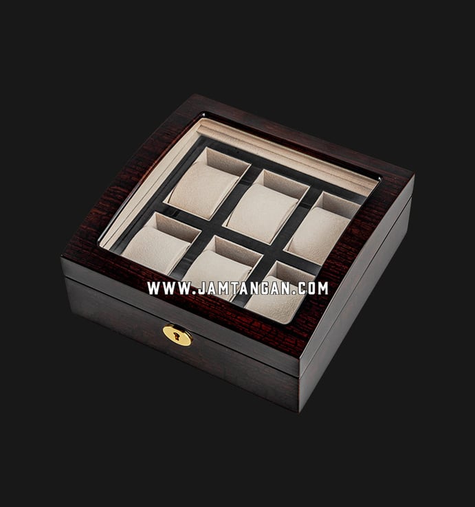 Kotak Jam Tangan Driklux WB-3035-BUC Ebony Wood Box