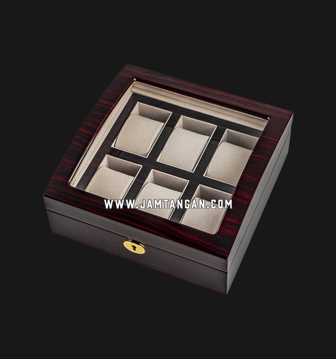 Kotak Jam Tangan Driklux WB-3035-EC Ebony Wood Box