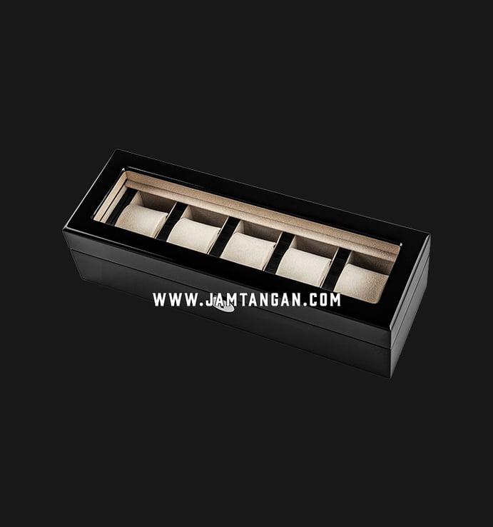 Kotak Jam Tangan Driklux WB-3081-BC Black Wood Box