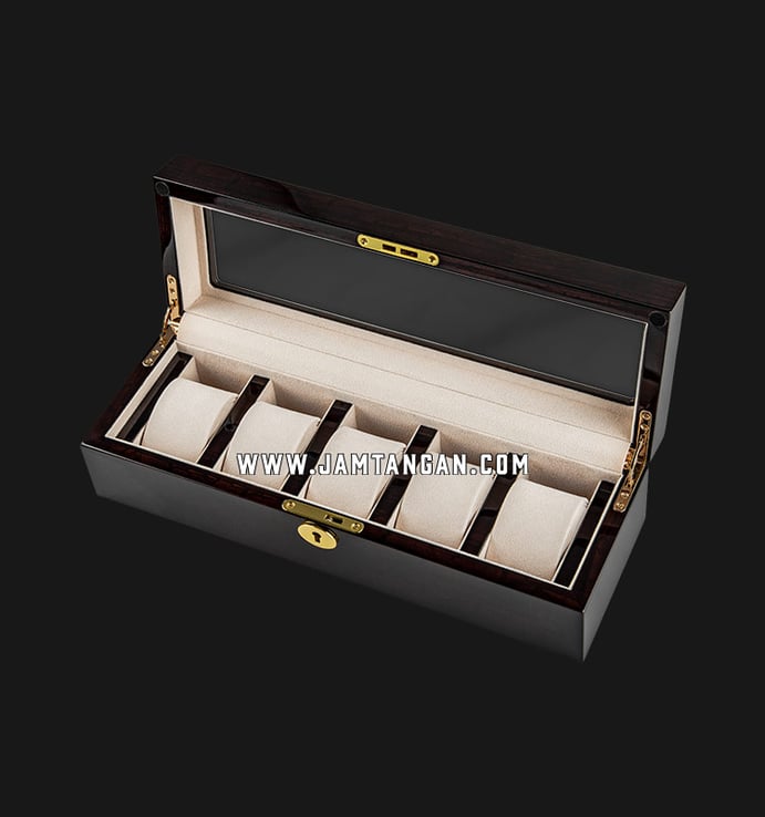 Kotak Jam Tangan Driklux WB-3081-BUC Ebony Wood Box