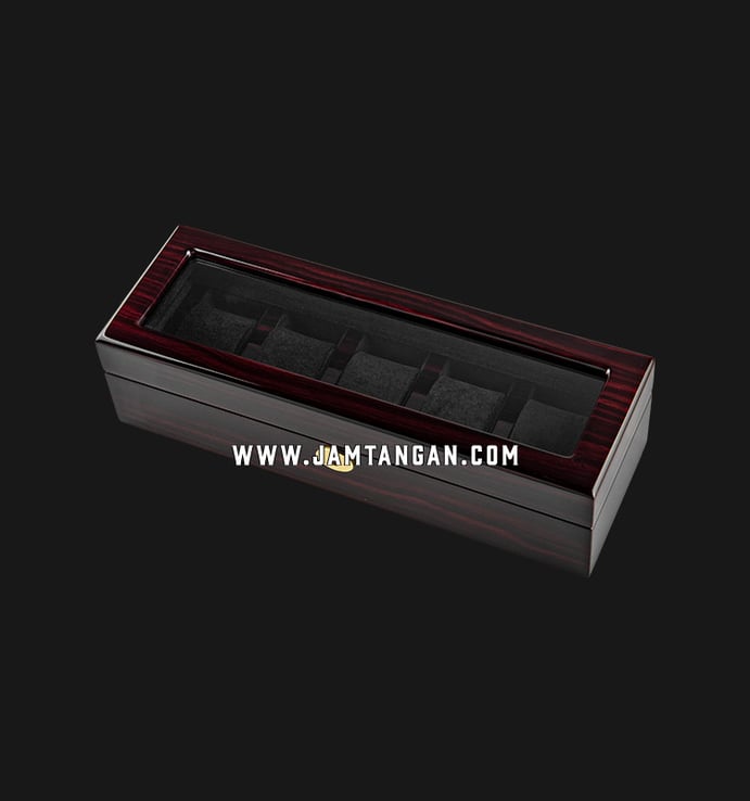 Kotak Jam Tangan Driklux WB-3081-EB Ebony Wood Box